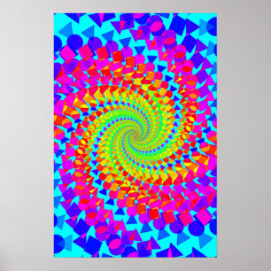 Trippy Poster: Abstrakt Psychedelic Poster