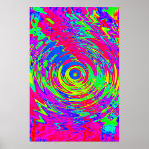 Trippy Poster: Abstrakt Psychedelic Poster