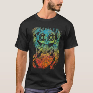 Trippy Psychedelic Spider Aesthetic Artistic T Shirt