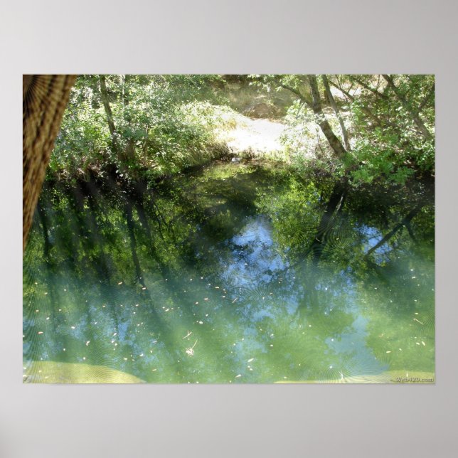 trippy psychedelic vatten poster (Framsidan)