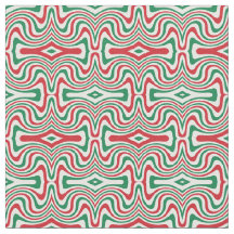 Trippy Retro Groovy Squiggly jul Mönster