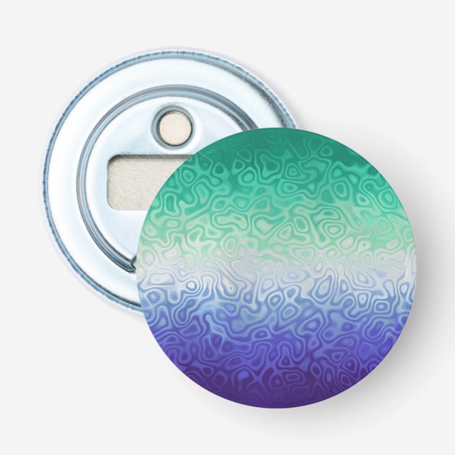 Trippy Ripply Funky Boho MLM Män som älskar män Pr Flasköppnare (Framsidan)
