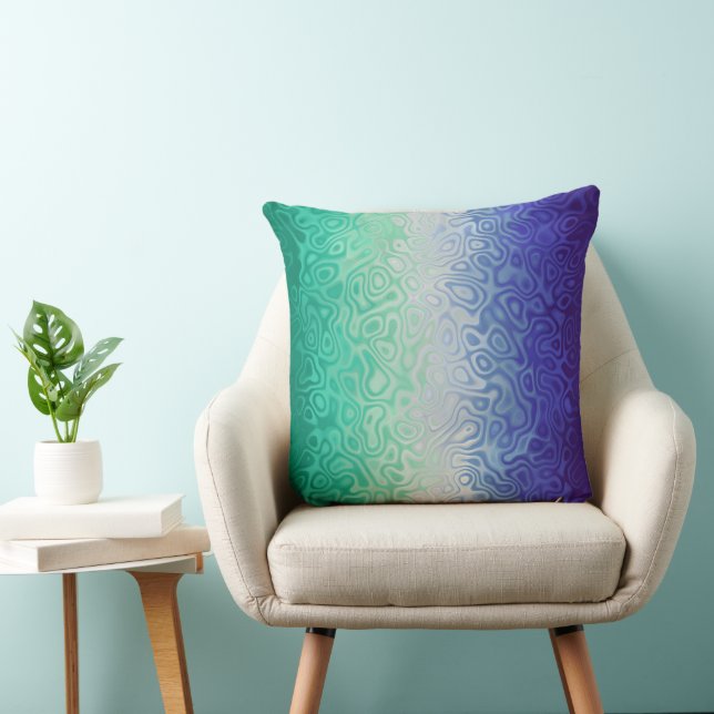 Trippy Ripply Funky Boho MLM Män som älskar män Pr Kudde (Stol)