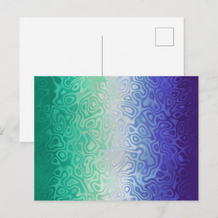 Trippy Ripply Funky Boho MLM Män som älskar män Pr Vykort