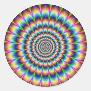 Trippy Runt Klistermärke