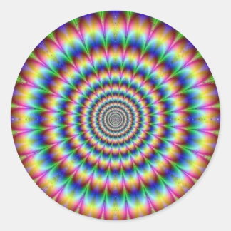 Trippy Runt Klistermärke