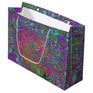 Trippy Shock rosa Abstrakt Retro Liquid Swirl