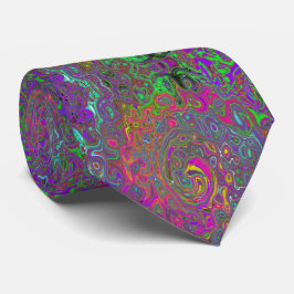 Trippy Shock rosa Abstrakt Retro Liquid Swirl Slips