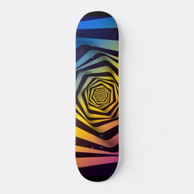 Trippy Skateboard Decks - Trippy Skateboard. (Framsida)