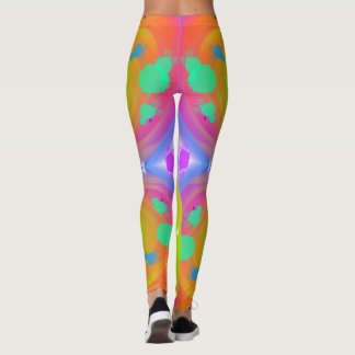 Trippy spegelförsedd damasker leggings