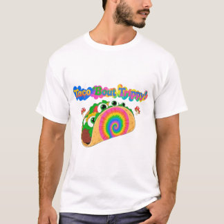 Trippy Taco Tie Dye T-Shirt – Rolig Färgrik Mat