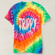 Trippy Tie-färg skjorta