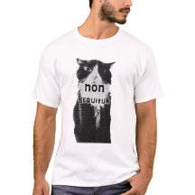 Trippy tshirts: Non sequiturkatttshirt