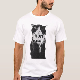 Trippy tshirts: Non sequiturkatttshirt T-shirt