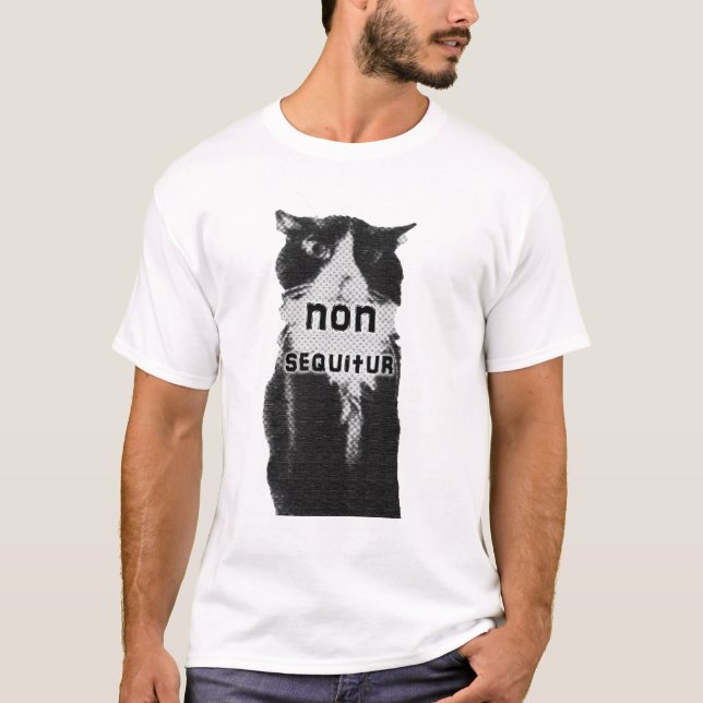 Trippy tshirts: Non sequiturkatttshirt Tröja (Framsida)