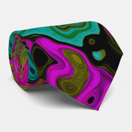 Trippy Turcos Abstrakt Retro Liquid Swirl Slips