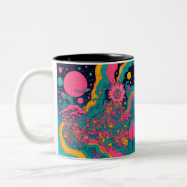 Trippy Två-Tonad Mugg