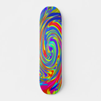 Trippy Tye Dye Mini Skate Board