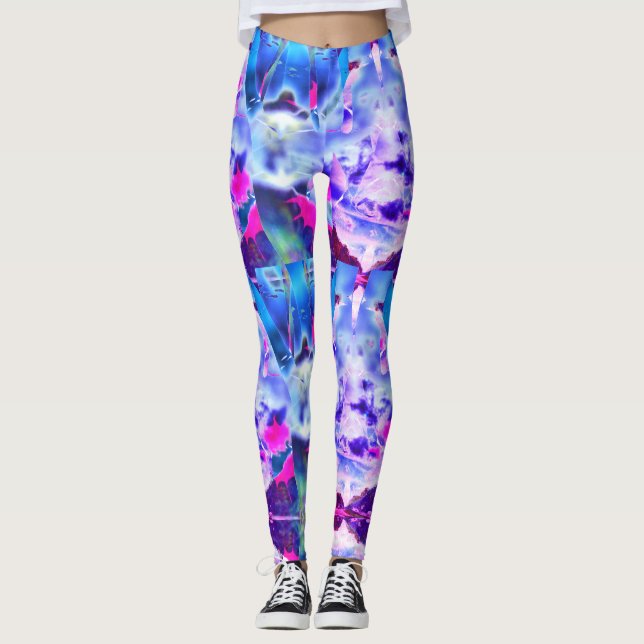 Trippy UFO Leggings (Framsida)
