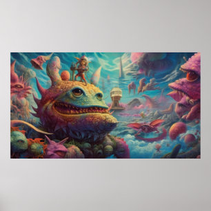 Trippy-varelser Poster