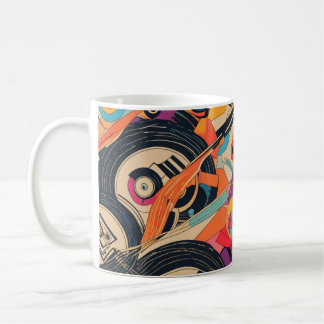 Trippy Vinyl Kaffemugg