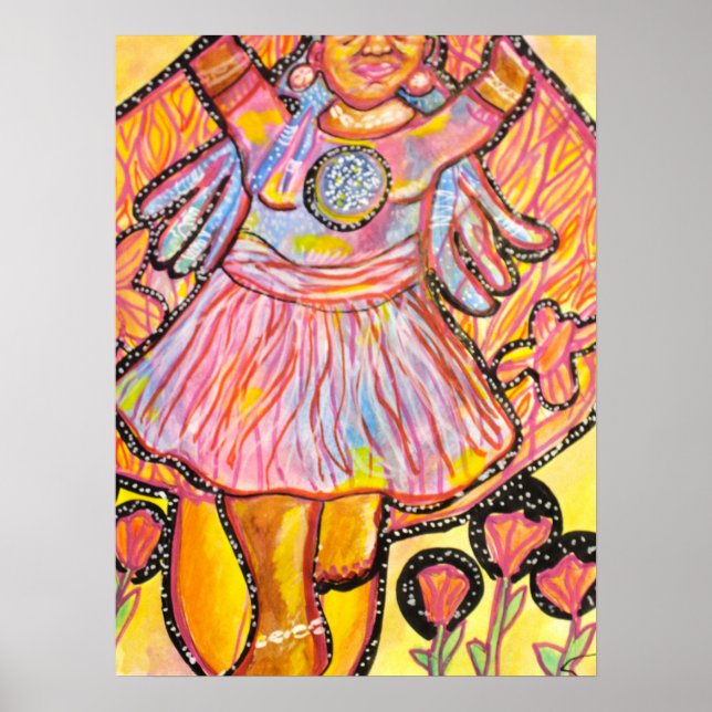  Trippy Whimsical  Surreal  Poster| Embrace the Li Poster (Framsidan)