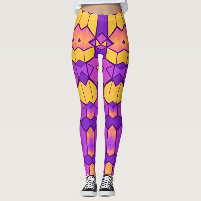 Trippy Yoga Legging (Framsida)