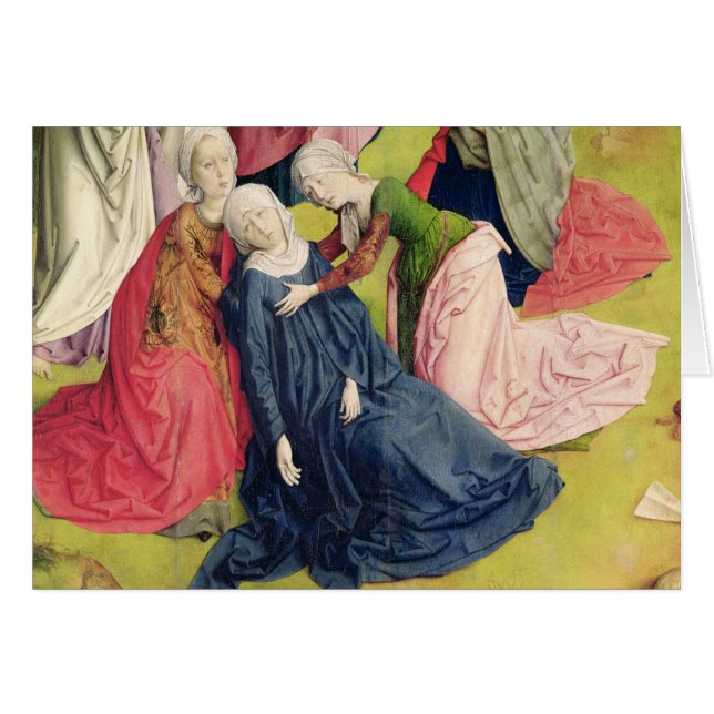 Triptych av crucifixionen hälsningskort (Framsidan Horizontal)