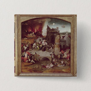 Triptych av frestelsen av St Anthony Knapp