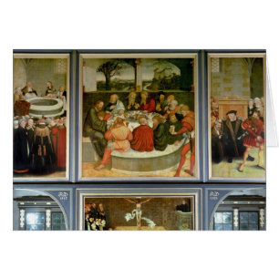 Triptych Hälsningskort