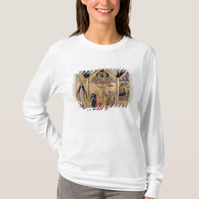 Triptych med platser från livet av tee shirt (Framsida)