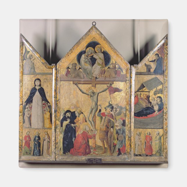 Triptych med scenes från livets livstid magnet (Framsidan)