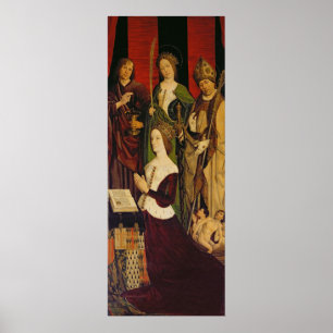 Triptych Moses och Burning Bush Poster