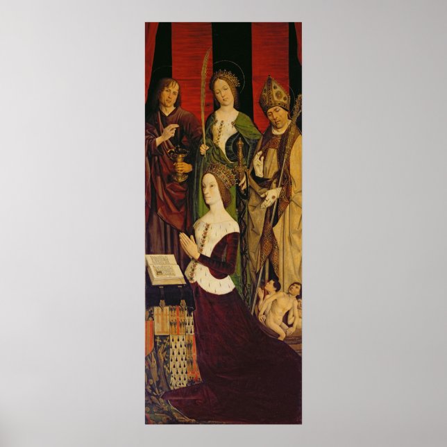 Triptych Moses och Burning Bush Poster (Framsidan)