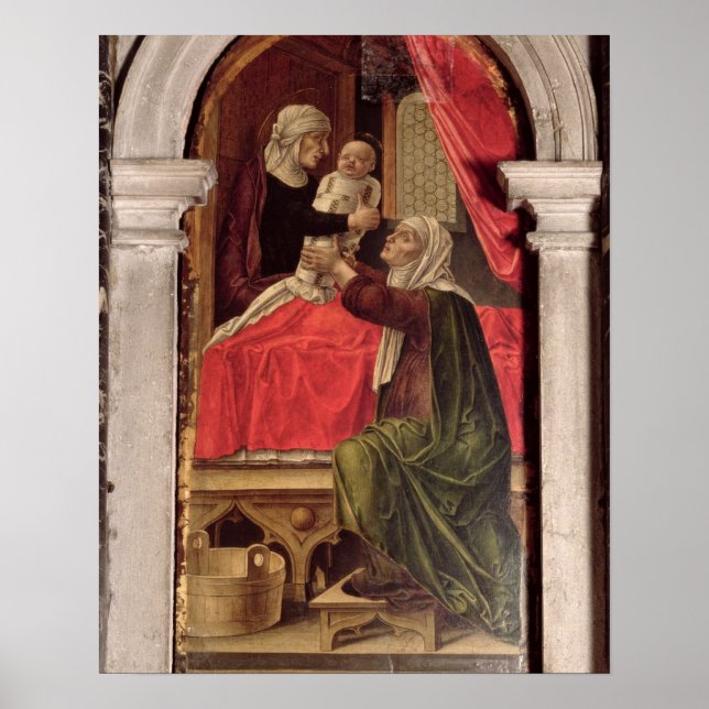 Triptych of the Madonna of the Misericordia, 1473 Poster (Framsidan)