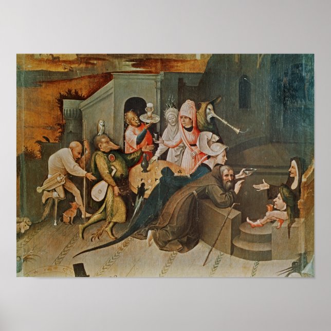 Triptych of the Temptation of St. Anthony Poster (Framsidan)