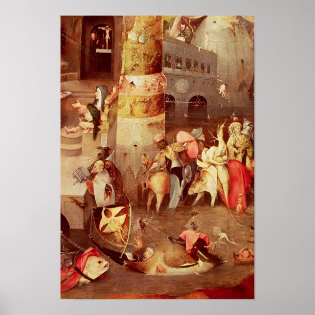 Triptych of the Temptation of St. Anthony Poster (Framsidan)