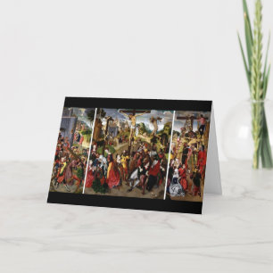 triptych påsk helgkort