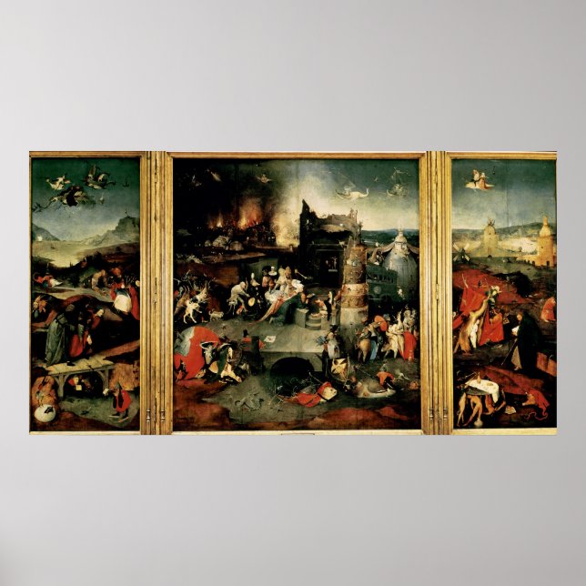 Triptych: The Temptation of St. Anthony Poster (Framsidan)