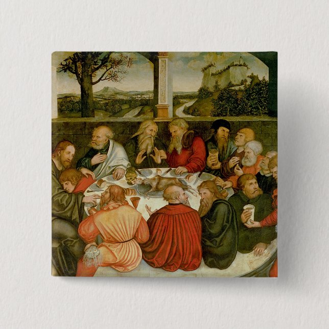 Triptych vänster panel, Philipp Melanchthon Knapp (Framsida)