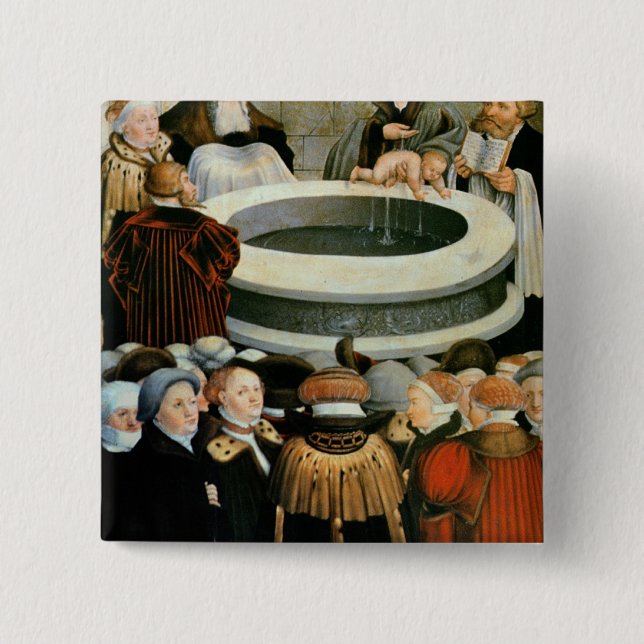 Triptych vänster panel, Philipp Melanchthon Knapp (Framsida)