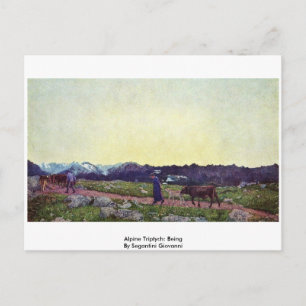 Triptych: Varav Segantini Giovanni Vykort