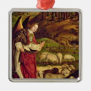 Triptychen av Moses och den brinna Bush Julgransprydnad Metall