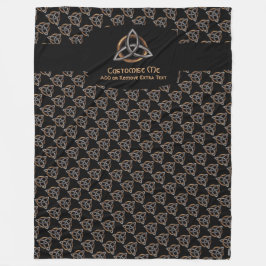 Triquetra (Brown/Silver) Fleecefilt