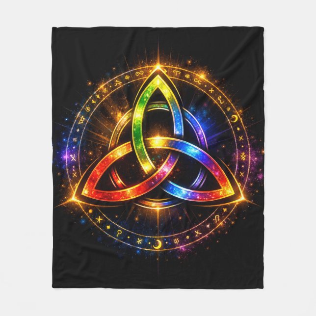 Triquetra_C Fleecefilt (Framsidan)