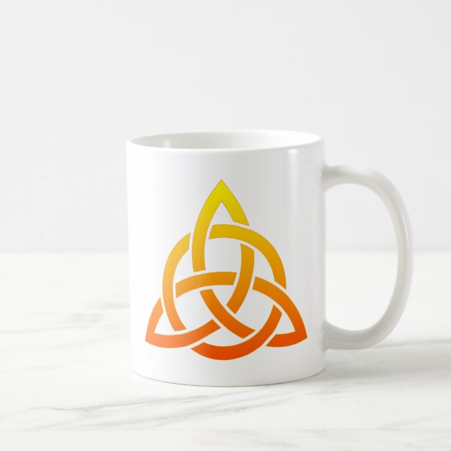 Triquetra/Celtic Trinityfnurra Kaffemugg (Höger)