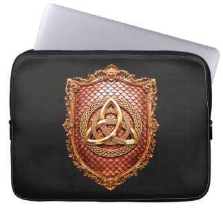 Triquetra Mystisk Heraldisk Laptop Fodral