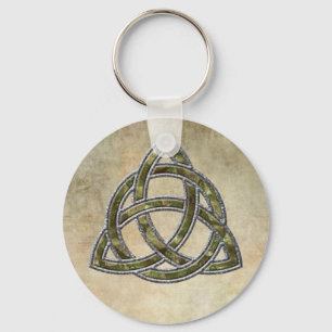 Triquetra natur nyckelring