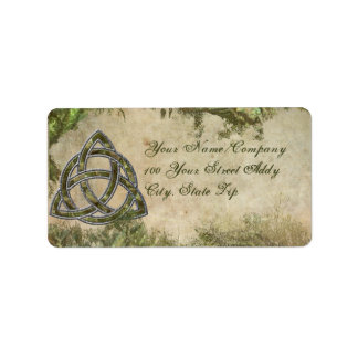 Triquetra Natural Adressetikett