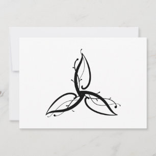 Triquetra Odin Norse Wicca Symbol Inbjudningar